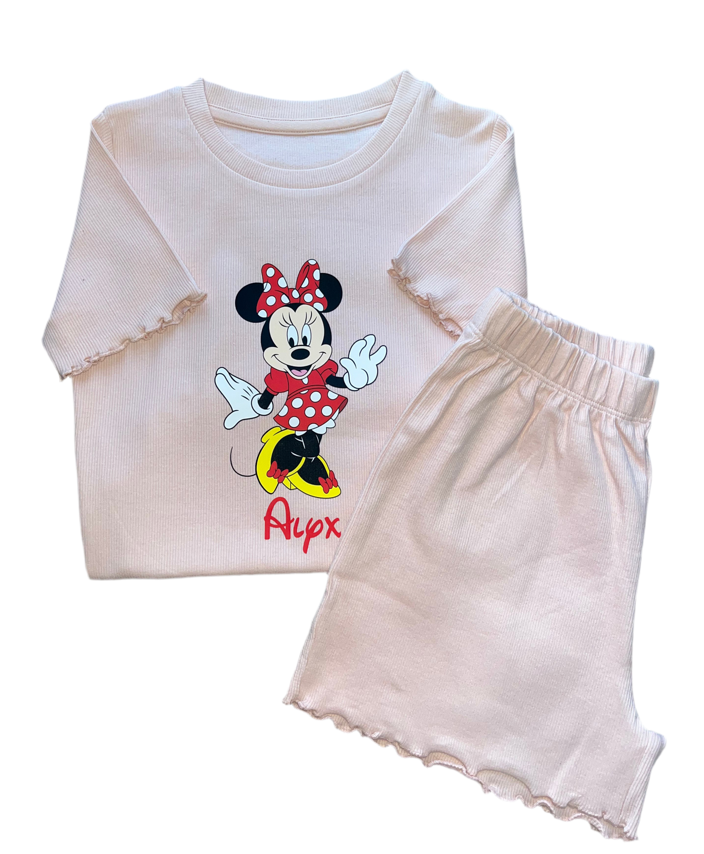 - Ribbed Shorts Set - Minnie Mouse