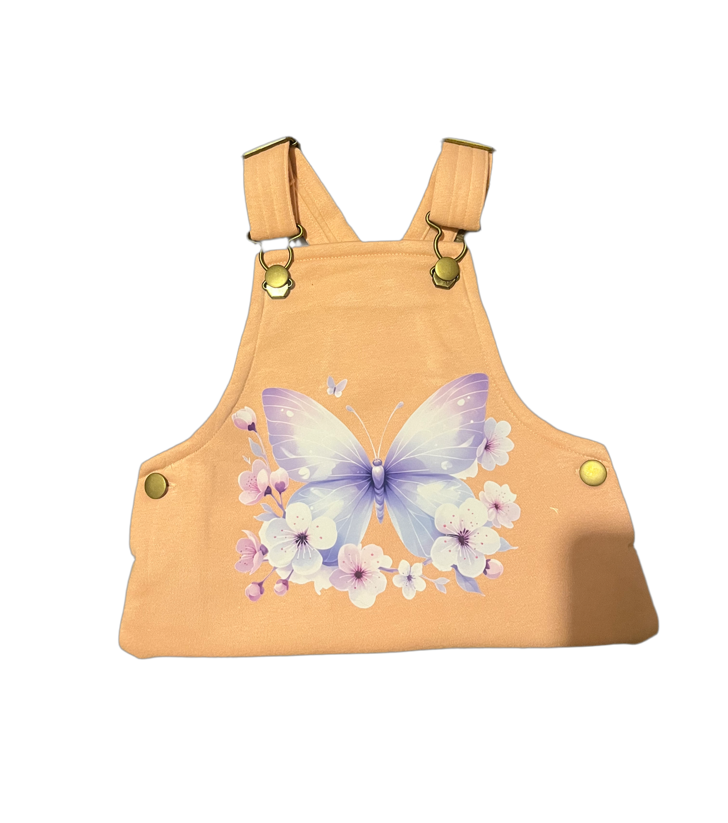 Dungaree Dress - Butterfly