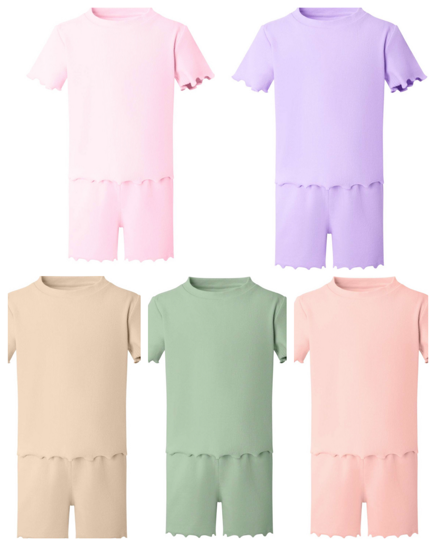 - Ribbed Shorts Set - Minnie Mouse
