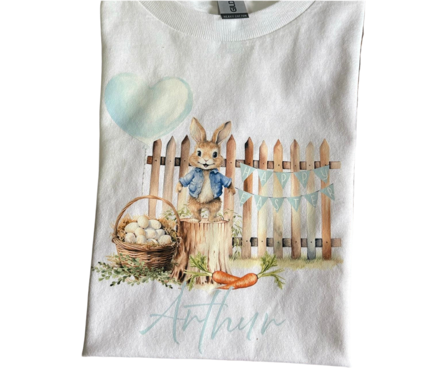 HAPPY EASTER PETER RABBIT - BLUE