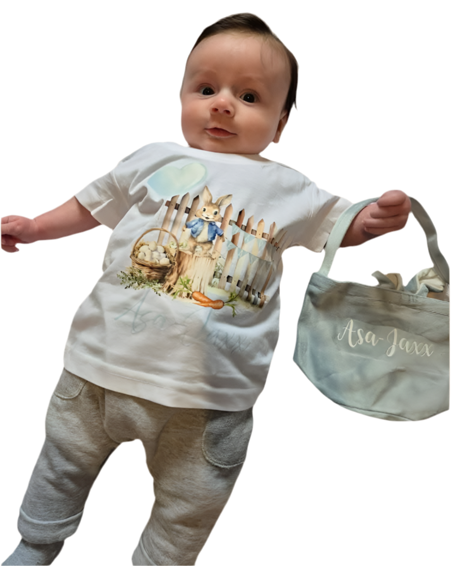 HAPPY EASTER PETER RABBIT - BLUE